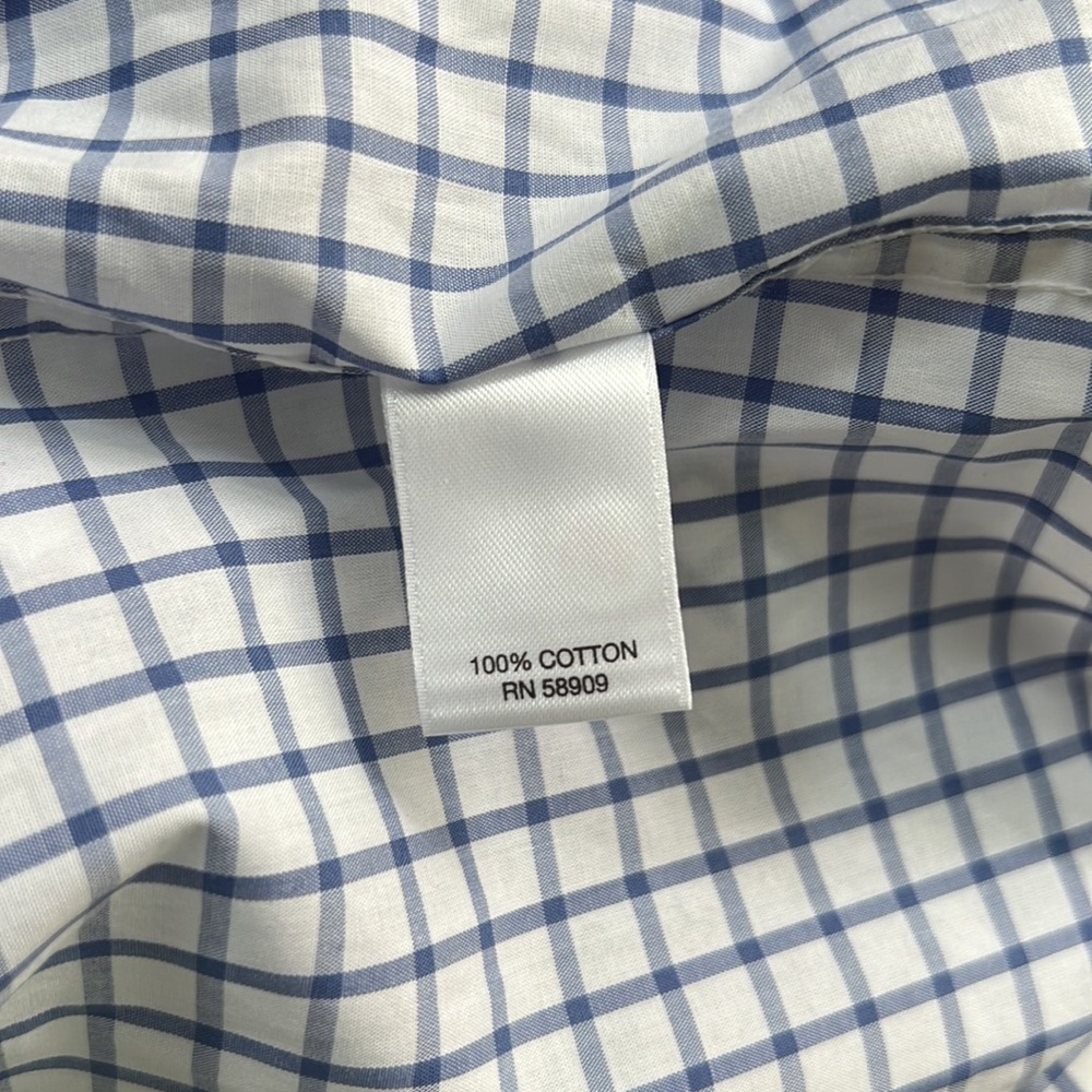 Roundtree & Yorke Checked Woven Robe - Picture 10 of 11